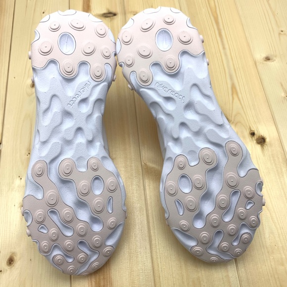 Women’s Nike React Element 55 Pale Pink \ White - Picture 5 of 6